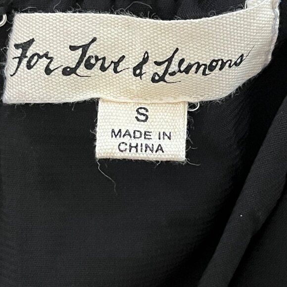 FOR LOVE & LEMONS Eileen Off-The-Shoulder Top Size Small - Picture 10 of 12